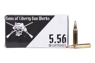 Sons of Liberty Gun Works 5.56 NATO 65gr SPBT - Box of 50